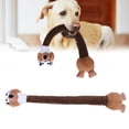 thumbnail image 1 of Juguete para perros de Lujoso, Córnuro de Juguete para perros seguro y no tóxico que suena Cachoro de Cachoro Marrón Zócalo que suena Juguete para Cachorros para Casa Casa, 1 of 7