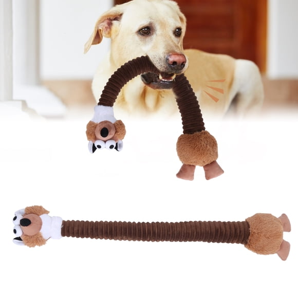 Juguete para perros de Lujoso, Córnuro de Juguete para perros seguro y no tóxico que suena Cachoro de Cachoro Marrón Zócalo que suena Juguete para Cachorros para Casa Casa