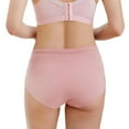 thumbnail image 3 of Xmarks Women's Over Bump Maternity Underwear High Waist Seamless Pregnancy Briefs Panties Multi-Pack Dark Pink XL, 3 of 12