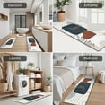 thumbnail image 5 of Blue Boho Abstract and Plant Pattern Kitchen Rugs Sets Of 3,Kitchen Runner Rugs Non Skid Washable,Decorative Kitchen Floor Mats for Kitchen,Sink,Laundry,17"x30"+ 17"x47" + 17"x59", 5 of 6