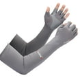 thumbnail image 1 of Manches de Protection Solaire pour Adultes avec Gant Demi-Doigt pour Cyclisme Pêche, 1 of 6