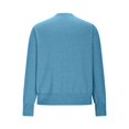 thumbnail image 3 of Loose Fit Pullover With V Neck Design Women's Long Sleeve Polyester Knit Sweater, 3 of 11
