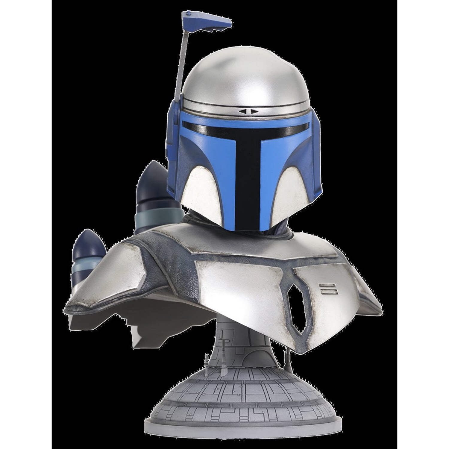 Star Wars AotC Jango Fett Legends in 3D 1:2 Scale Bust - Walmart.com