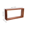 thumbnail image 2 of Raindrops Dried Flower Shadow Box Display 1Pack Light Brown Wooden Rectangular Simple Style For Home Decoration And Diy, 2 of 8