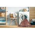 thumbnail image 2 of Ahgly Company Machine Washable Indoor Round Traditional Orange Salmon Pink Area Rugs, 3' Round, 2 of 7