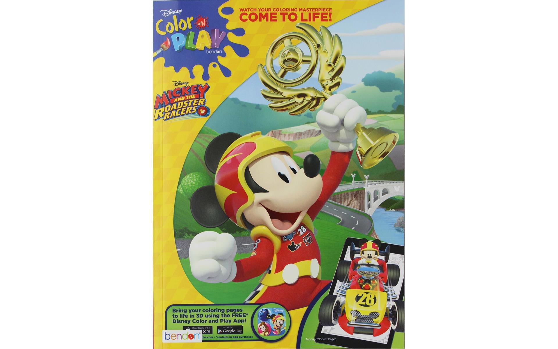 41737 BENDON COLOR PLAY BK MICKEY RACERS