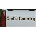 thumbnail image 1 of Gods Country Car or Truck Window Decal Sticker, 1 of 1