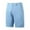 Sky Blue, variant on Kvture Mens Button Dress Shorts Solid Color Straight Leg Knee Length Shorts Fashion Loose Work Suit Shorts with Pocket Green XL