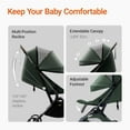 thumbnail image 6 of Mamazing Baby Stroller，Ultra Air Lightweight Foldable for Plane Carbon Fiber Travel Compact Stroller, 6 of 15
