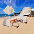 thumbnail image 7 of Fwttom Lounge Chair Towel Cover, Beach Chair Cover Beach Bag with Side Pockets Microfiber Lounge Chair Beach Towel Chair Cover, 7 of 7