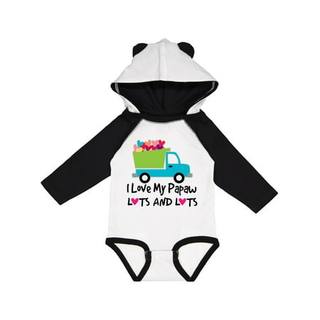 

Inktastic I Love My Papaw Grandchild Gift Baby Boy Long Sleeve Bodysuit