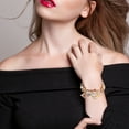 thumbnail image 2 of TS Singer Gold Bracelet Inspired Charm DIY Friendship Jewelry Bracelet for Women Girls Fans Gift, 2 of 6