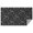 Black White Gothic-1, variant on Black White Gothic Moon Flower Leaf Pattern Rectangle Tablecloth 60"x84",Waterproof Polyester Rectangle Table Cloth, Wipeable Spillproof Polyester Tablecloth for Dining, Camping, Indoor and Outdoor
