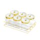 thumbnail image 3 of Tarros de frutas secas con tapa, contenedor de almacenamiento de alimentos para el comedor, fiesta, frutos secos Transparente 6 cuadrículas, 3 of 9