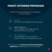 Go Prime In-Ear OTC Hearing Aid | Rechargeable, Noise & Feedback Control