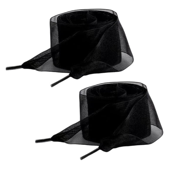 MOMOJIA Organza Shoelaces 100cm/120cm Long Trainers Shoe Lace for Adults Kids Flat Shoelaces for Sneakers Running Shoe Boot