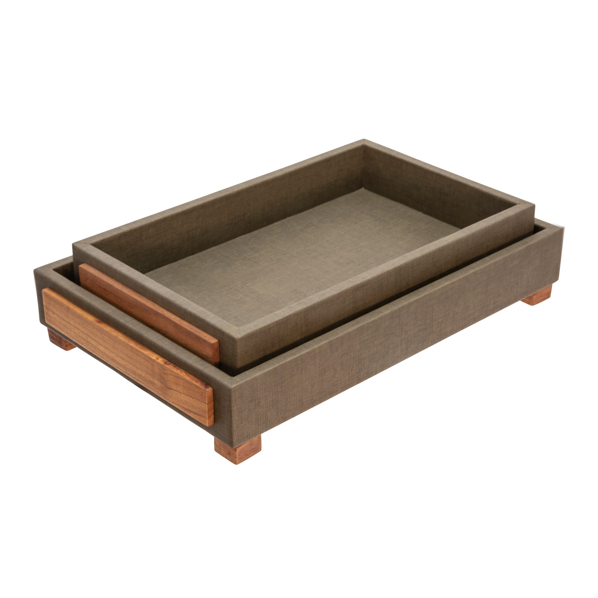 hardwood Bed Tray 3070 Penguin Home Table with Legs-Crafted in Solid Handy Foldable Design-Classic Wood Breakfast Tray-W54 x D35 x H23 cm-Espresso