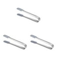 thumbnail image 2 of Guardoinrt Stainless Steel Serving Tong Professional-grade Kitchen Tool Food Grade Silicone Head Kitchen Tong silver 3Set, 2 of 6