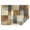 Brown and Grey, variant on Brown and Grey Abstract Art Artwork Rectangle Tablecloth 60"x84",Waterproof Polyester Rectangle Table Cloth, Wipeable Spillproof Polyester Tablecloth for Dining, Camping, Indoor and Outdoor
