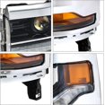 thumbnail image 5 of Waltyotur Headlight Assembly HID with DRL Replacement for Silverado 1500 2016-2018 Housing Chrome Lamp Set Driver Side LH 1PC 84388723, 5 of 7