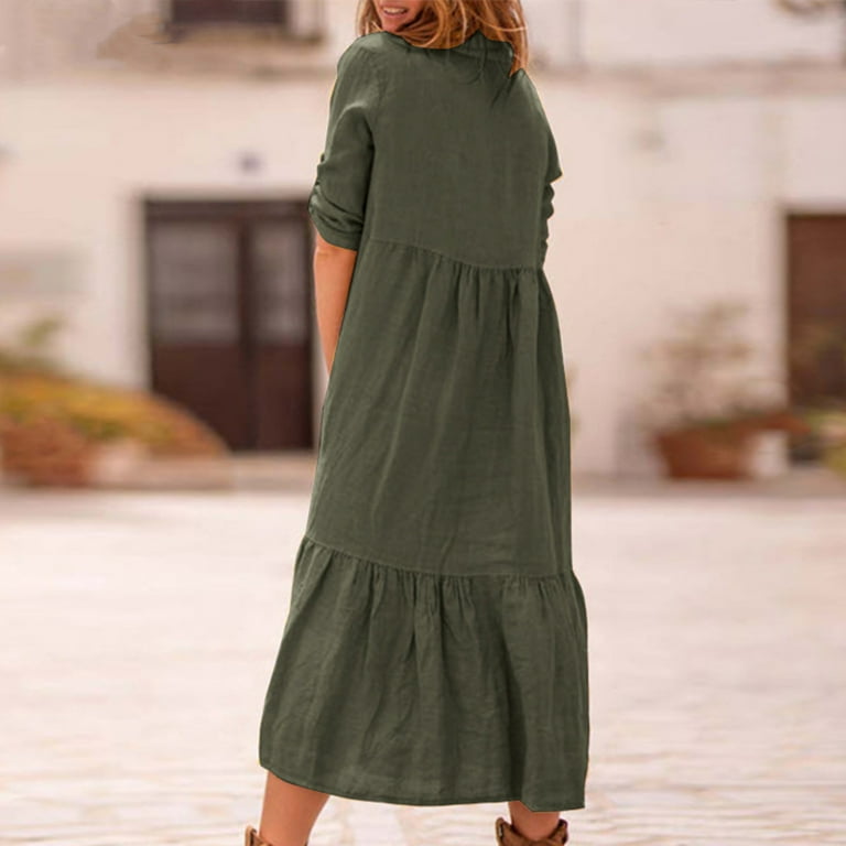 green emerald velvet dress BTFBM Summer Maxi Dresses for Women 2026 Spring Sleeveless Casual Ruched  High Waisted Long Sundress Flowy Beach Dress(Army Green, Small) at Amazon  Women's Clothing store