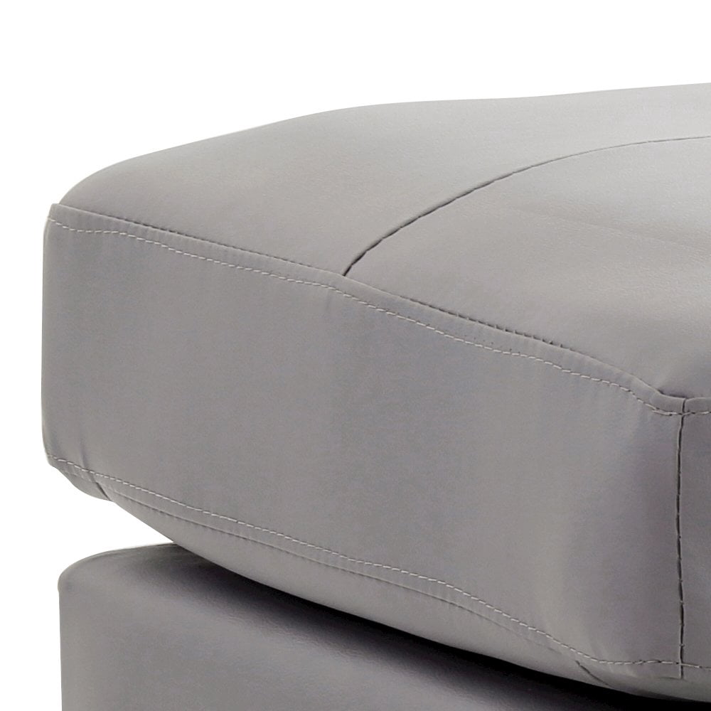 Glory Furniture Newbury Ottoman in Gray Color