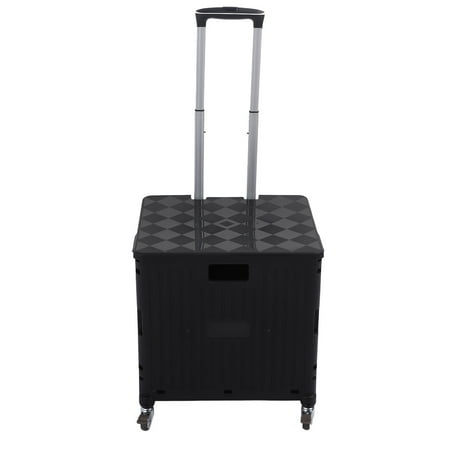 Collapsible Utility Cart, Heavy Load Bearing Folding Rolling Crate ...