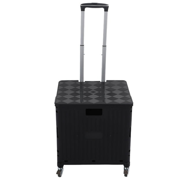 <p>Collapsible Rolling Box, Large Capacity Multifunctional Swivel Casters Lockable Wheel Foldable Utility Cart For Shopping</p>