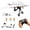 2Pcs Batteries, variant on Rc Paper Airplane Kit with Gyro Stabilizer, DIY Electric Remote Control Plane with Dual Propellers, Foldable Flying Stem Toy, Easy to Fly for Hobbyists, Pilots, Tinkerers