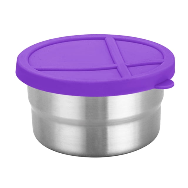 JASKFLY Stainless Steel Snack Box 5-Pack Stainless Steel Food Storage Container with