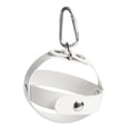 thumbnail image 2 of pelotas de juguete para perros con mosquetón, funda de béisbol de cuero sintético, correa para parques, camping, deportes de interior y patio. Blanco, 2 of 8