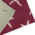 thumbnail image 2 of 18" x 30" Simply Daisy Starfish Beach Style Chenille Area Rug, Maroon Red, 2 of 4