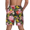 thumbnail image 4 of Goofa Cute Pigs Sunflower Printed Men's Swim Trunks Board Shorts Quick Dry Mens Swimming Trunks with Compression Liner,Breathable Fit Hawaii Beach Shorts-X-Large, 4 of 9