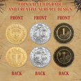 thumbnail image 3 of 50 fichas de metal DND Coins Byhoo, 1,2 cm, oro, plata y cobre, 3 of 6