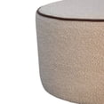 thumbnail image 4 of Round Chestnut Footstool of Solid Wood - Upgrade Living Space Comfort, 4 of 5