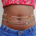 thumbnail image 3 of Boho de Cintura En Cuentas de Playa Vientre Cadena para El Cuerpo Cinturones de Moda Accesorios para El Cuerpo Joyas para Mujeres Y Niñas (20 PCS), 3 of 5