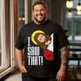 thumbnail image 2 of Men T Shirt for Big & Tall Man Graphic Short Sleeve Plus Size Oversized Tee Tshirts 4XLT 3DTS20015, 2 of 9