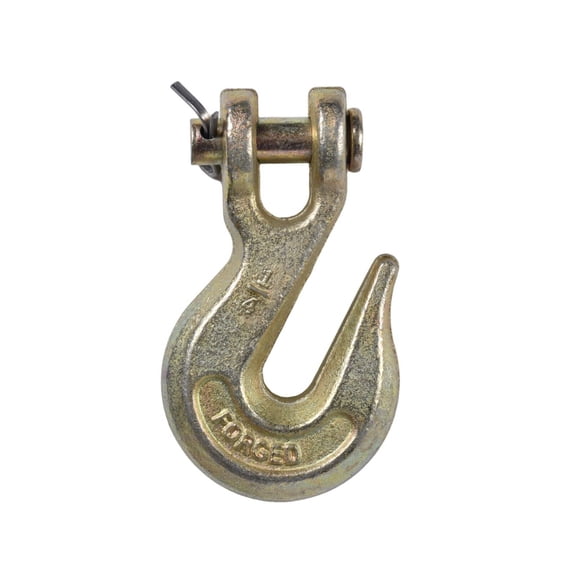 Clevis Grab Hook Tow Chain End G70 1/4" f Flatbed Trailer Tie Down Hauling Rig