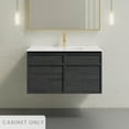 thumbnail image 2 of St. Tropez 36" Wall-Mounted Bathroom Vanity Cabinet without Top in Black Oak, 2 of 8