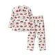 thumbnail image 1 of Fotbe Birthday Cake Pijama de Hombre con Estampado de Manga Larga, Conjunto de 2 Piezas, Ropa de Dormir Suave y Cómoda con Bolsillos-Large, 1 of 7
