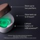 thumbnail image 3 of Esterilizador para chupetes Tommee Tippee NightGlow Pod de 0 a 6 m con correa, 3 of 9