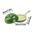 thumbnail image 2 of SNGMN Vegetable Shape Nonstick Pan Set, 2.6L Fruit Pot, 20cm Induction Kitchen Cookware with Magnetic Bottom, 2 of 5