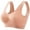 Pink, variant on Kaemgyyd Plus Size Bras for Women Wirefree Seamless Push up Bras Breathable Athletic Running Workout Bralettes with Support