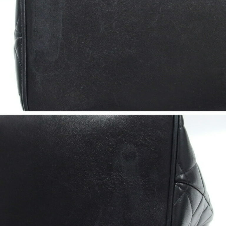 black and white coco chanel purse