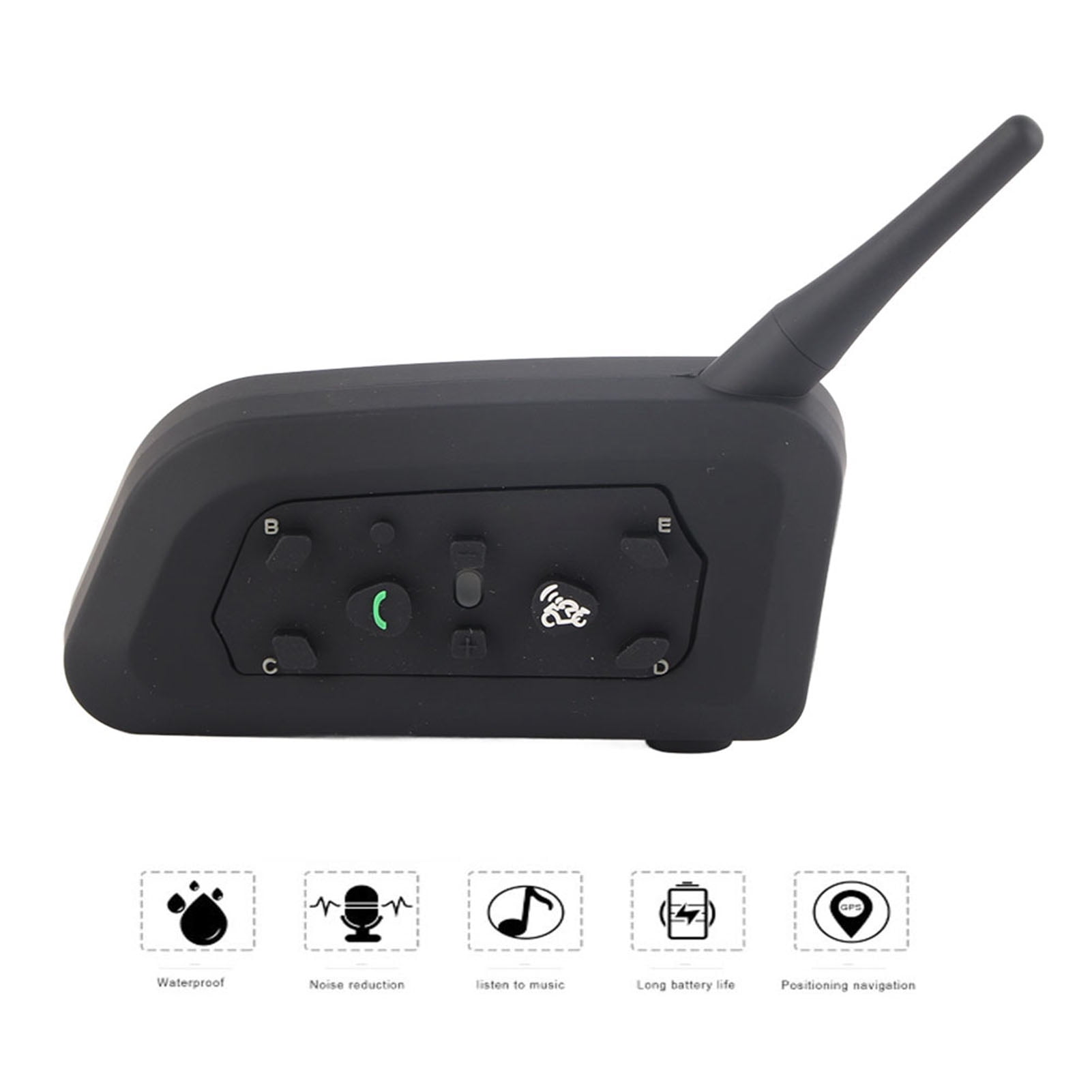 Motorcycle Intercom V6 1200 Motorcycle Helmet Wireless Bluetooth Intercom Motorcycle Helmet Bluetooth Intercom Maximized Efficiency Walmart