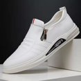 thumbnail image 1 of Zapatos casuales de cuero para hombre, zapatos Bean, zapatos de cuero de negocios de moda, zapatos de pedal perezosos, 1 of 6