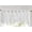 White, variant on Shabby Chic Sheer Rod Pocket Cascade Waterfall Curtain Panel, (1 Pair, Beige, 50"W x 84"L)