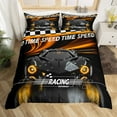 thumbnail image 2 of Manfei Female Men Women Black Car 2-Piece Comforter Cover Toddler Size,Extreme Sport Bedding Sets Toddler Size,Abstract Geometric Buffalo Ultra Soft Bed Set,Automobile Room Decor(No Comforter), 2 of 6