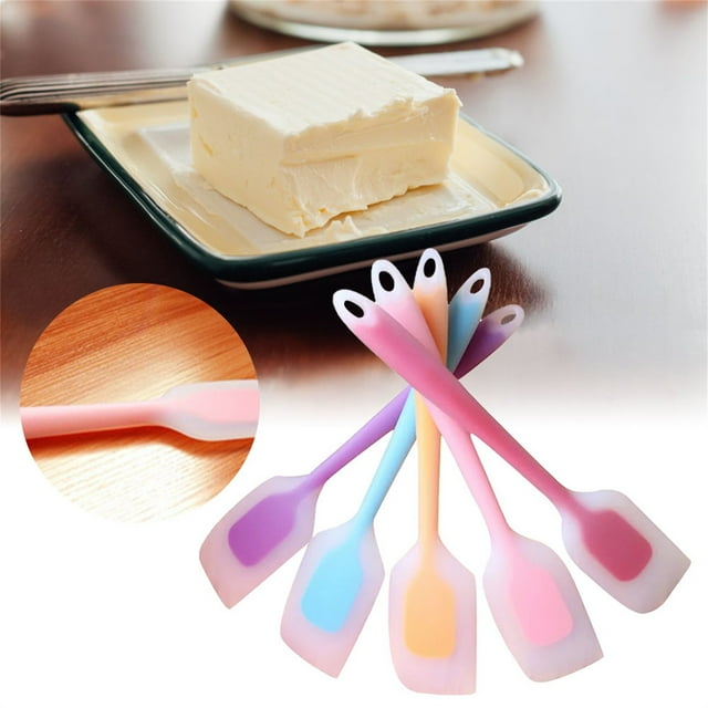 Cqxid Bakeware Under $5 Translucent Large Scraper Silicone Integrated Scraper Large Silicone Scraper Cake Scraper Scraper