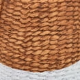thumbnail image 2 of Benjara Reno 15" Planter- Rope Woven Design- White and Brown Finished Resin, 2 of 7